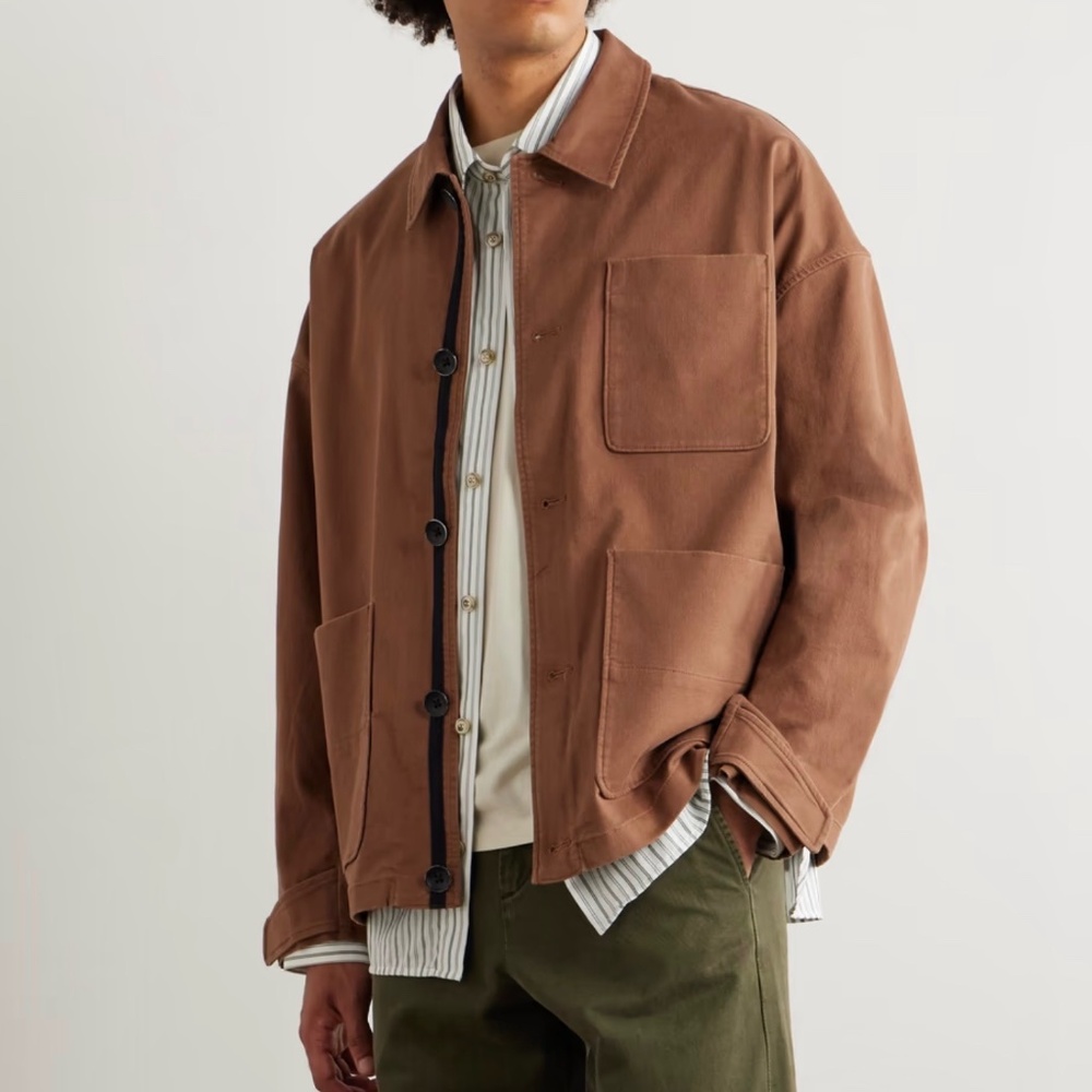 RAG & BONE Mercer Corduroy Barn Jacket Chocolate SZ L
